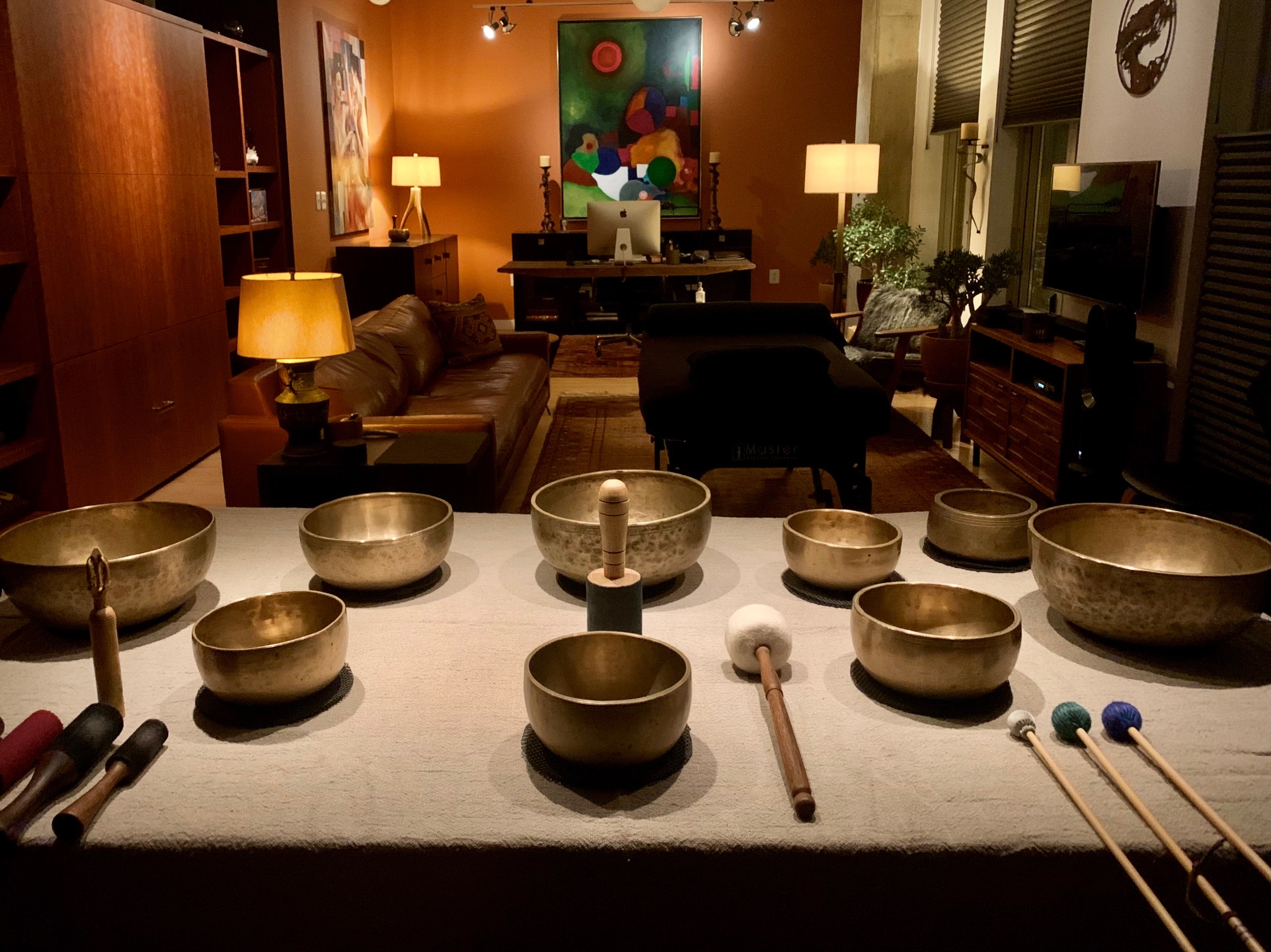 Antique Himalayan Singing Bowls for Sound Therapy